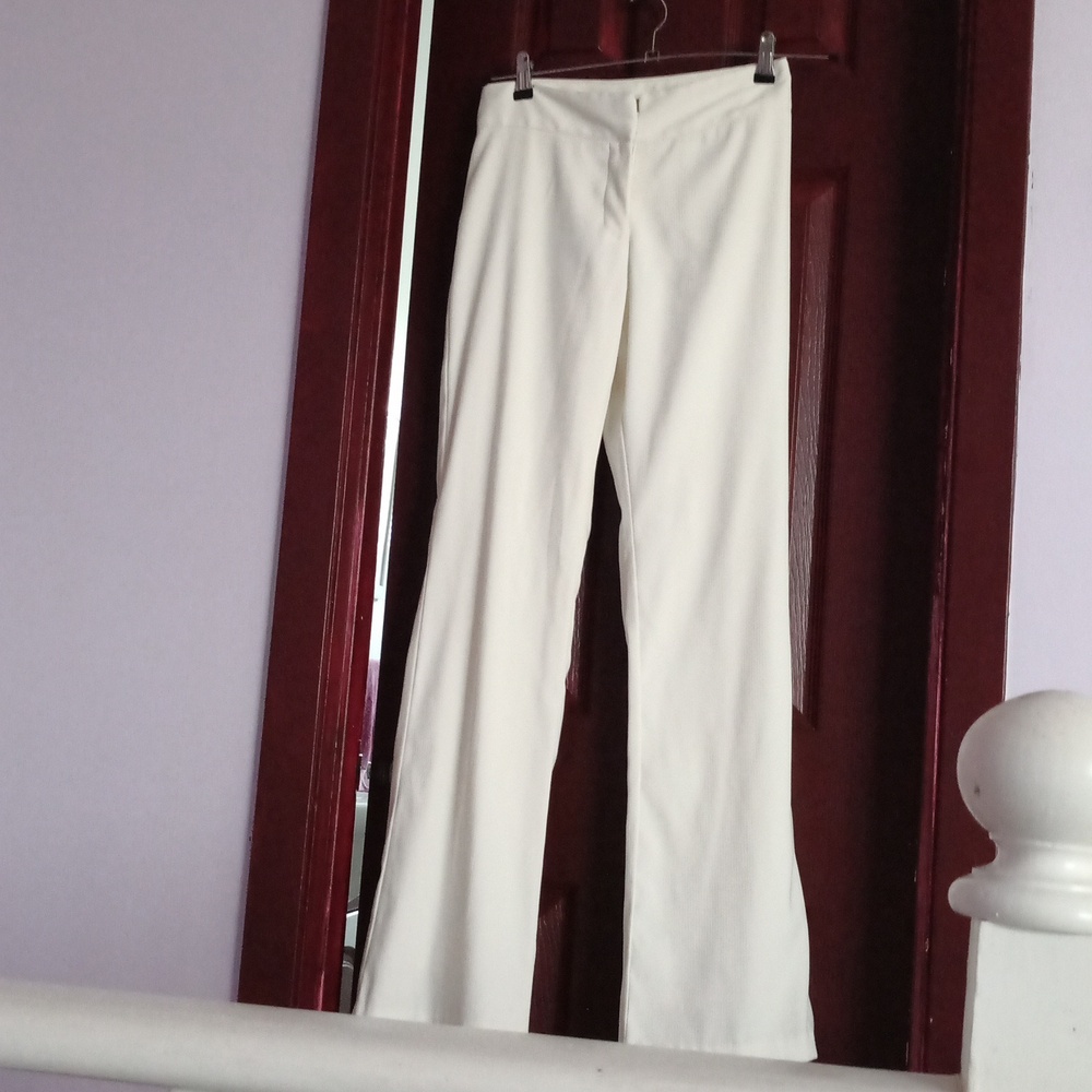 Off white lined pants size 0